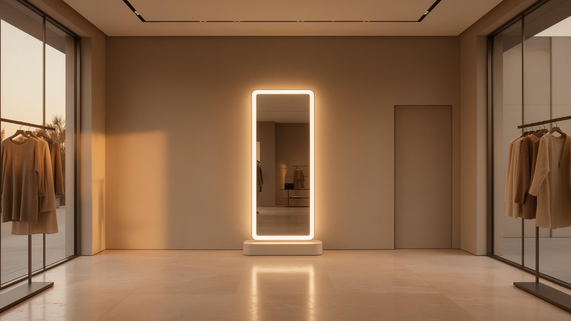 PHX Style Mirror in a luxury boutique