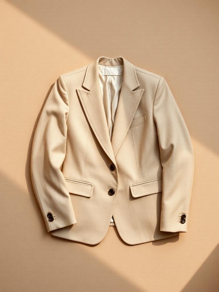 Sculpted Wool Blazer
